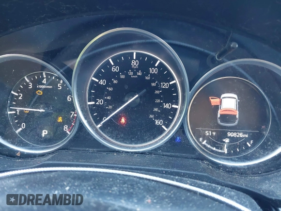 2019 Mazda CX-5 Touring with VIN JM3KFBCM7K0611896, listed as a IAAI auction lot 41732111 with 90,826 mi miles. Bid and sale history available at carsss.com. Image 7.