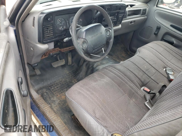 1996 Dodge 1500 z VIN 1B7HC16Y6TJ159102, wystawiony jako Copart lot #55502895 z przebiegiem 160 517 mil mil oraz Szkoda całkowita • Salvage title. Historia ofert i sprzedaży dostępna na DreamBid. Obrazek 8.