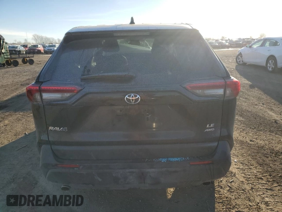 2022 Toyota RAV4 LE with VIN 2T3G1RFV2NC294167, listed as a Copart auction lot 43970325 with 32,092 mi miles and Salvage Title. Bid and sale history available at carsss.com. Image 6.