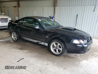 2002 Ford Mustang GT Deluxe with VIN 1FAFP42X82F155649, listed as a Copart auction lot 64041995 with Not provided miles and Salvage title. Bid and sale history available at DreamBid. Image 4.