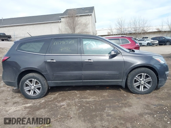 2017 Chevrolet Traverse LT with VIN 1GNKRGKD4HJ277707, listed as a IAAI auction lot 41796977 with 146,705 mi miles and . Bid and sale history available at DreamBid. Image 13.