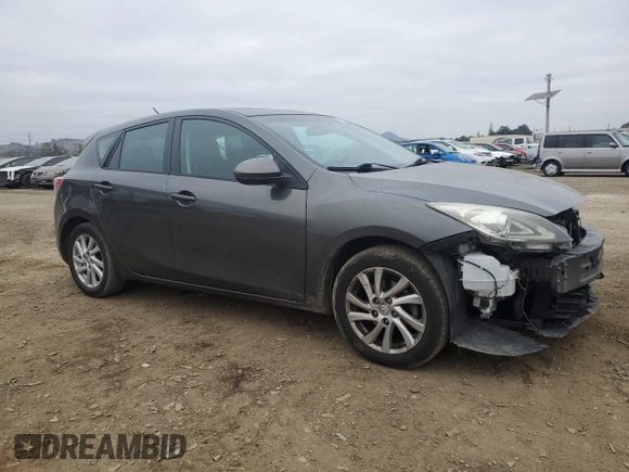 2012 Mazda 3 i Grand Touring with VIN JM1BL1M88C1601502, listed as a Copart auction lot 43194125 with 81,961 mi miles and Salvage Title. Bid and sale history available at DreamBid. Image 4.