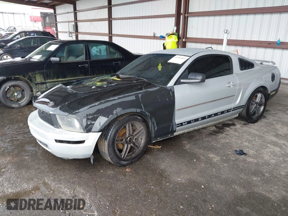 2005 Ford Mustang Deluxe with VIN 1ZVFT80N955114839, listed as a IAAI auction lot 42689801 with 149,556 mi miles and . Bid and sale history available at DreamBid. Image 2.