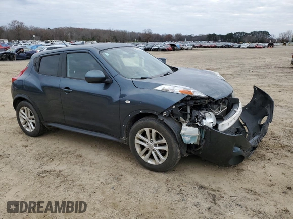 2014 Nissan Juke S with VIN JN8AF5MRXET358032, listed as a Copart auction lot 85811824 with 161,349 mi miles and Clean Title. Bid and sale history available at DreamBid. Image 4.