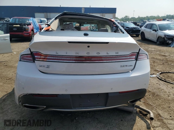 2020 Lincoln MKZ Reserve with VIN 3LN6L5F90LR606645, listed as a Copart auction lot 64934765 with 40,937 mi miles and Clean title. Bid and sale history available at DreamBid. Image 6.