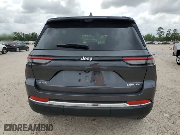 2024 Jeep Grand Cherokee Limited z VIN 1C4RJHBG0R8514555, wystawiony jako Copart lot #55113195 z przebiegiem 4 707 mil mil oraz Szkoda całkowita • Salvage title. Historia ofert i sprzedaży dostępna na DreamBid. Obrazek 6.