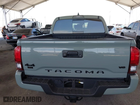 2022 Toyota Tacoma SR with VIN 3TMCZ5ANXNM479025, listed as a IAAI auction lot 42280363 with 29,650 mi miles and . Bid and sale history available at DreamBid. Image 16.