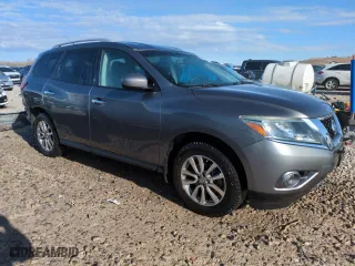 2016 Nissan Pathfinder Platinum with VIN 5N1AR2MM7GC608640, listed as a Copart auction lot 51709675 with 89,160 mi miles and Salvage Title. Bid and sale history available at carsss.com. Image 4.