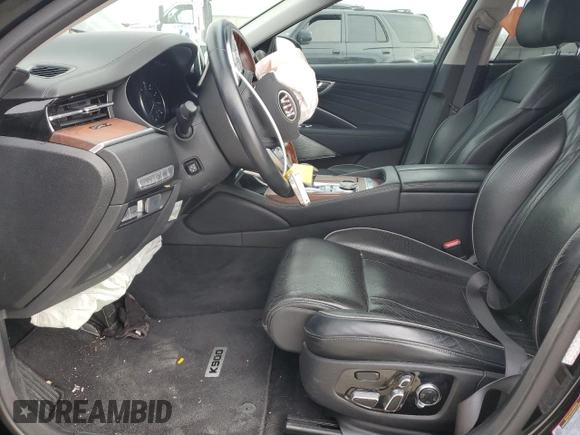 2020 Kia K900 z VIN KNAS24J68L6021495, wystawiony jako Copart lot #89001435 z przebiegiem 27 678 mil mil oraz Szkoda całkowita • Salvage title. Historia ofert i sprzedaży dostępna na DreamBid. Obrazek 7.