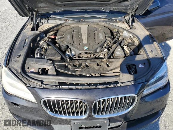2015 BMW 7 Series 750Li xDrive with VIN WBAYF8C52FD654858, listed as a Copart auction lot 47504045 with 155,950 mi miles and Clean Title. Bid and sale history available at carsss.com. Image 11.