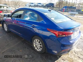 2020 Hyundai Accent SE with VIN 3KPC24A67LE122187, listed as a IAAI auction lot 41416330 with 41,018 mi miles. Bid and sale history available at carsss.com. Image 3.