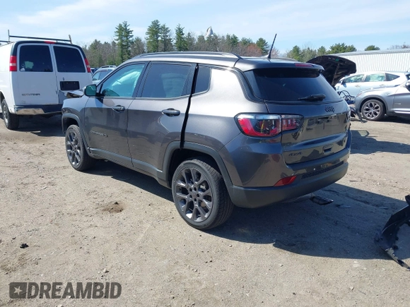 2021 Jeep Compass 80th Anniversary with VIN 3C4NJDEB1MT603763, listed as a IAAI auction lot 42053176 with 62,618 mi miles and . Bid and sale history available at DreamBid. Image 3.