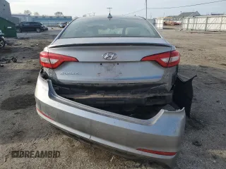 2017 Hyundai Sonata 2.4L with VIN 5NPE24AF3HH441971, listed as a Copart auction lot 48954245 with Not Provided miles and Salvage Title. Bid and sale history available at DreamBid. Image 6.
