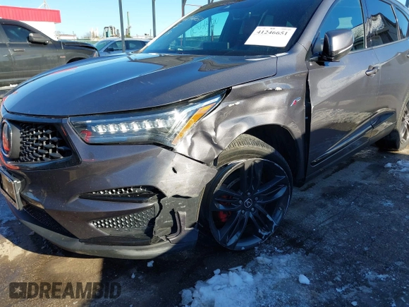 2019 Acura RDX w/A-Spec Pkg with VIN 5J8TC2H66KL028493, listed as a IAAI auction lot 41246651 with 136,713 mi miles. Bid and sale history available at carsss.com. Image 6.