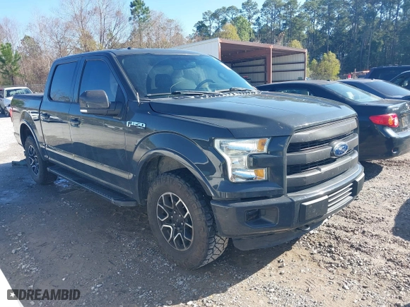 2016 Ford F-150 XLT with VIN 1FTEW1EF2GKE21353, listed as a IAAI auction lot 41209744 with 104,198 mi miles. Bid and sale history available at carsss.com. Image 1.