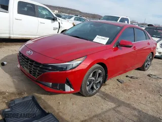 2023 Hyundai Elantra Hybrid Limited with VIN KMHLN4AJ8PU050513, listed as a IAAI auction lot 41234807 with 17,464 mi miles. Bid and sale history available at carsss.com. Image 2.