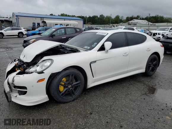 2010 Porsche Panamera S with VIN WP0AB2A71AL063808, listed as a Copart auction lot 56120525 with 46,338 mi miles and Salvage title. Bid and sale history available at DreamBid. Image 1.