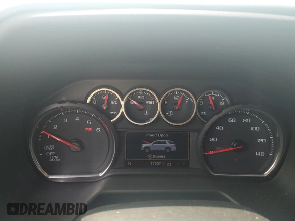 2023 Chevrolet Tahoe LS with VIN 1GNSKMKD7PR202230, listed as a Copart auction lot 56620975 with 27,007 mi miles and Salvage title. Bid and sale history available at DreamBid. Image 9.
