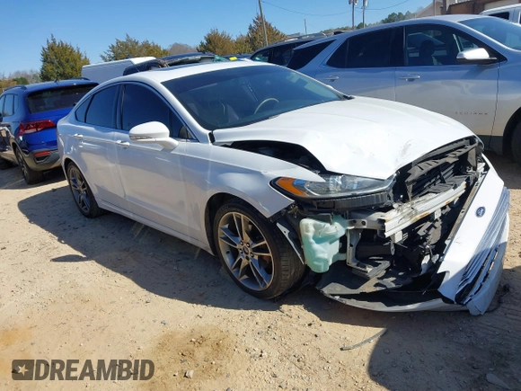 2016 Ford Fusion Titanium with VIN 3FA6P0K95GR180108, listed as a IAAI auction lot 41763917 with 163,331 mi miles and . Bid and sale history available at carsss.com. Image 1.