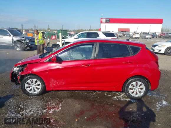 2015 Hyundai Accent GS with VIN KMHCT5AE9FU198103, listed as a IAAI auction lot 41876046 with 84,485 mi miles. Bid and sale history available at carsss.com. Image 14.