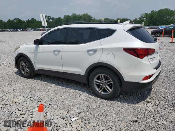 2017 Hyundai Santa Fe 2.4L with VIN 5XYZUDLB2HG428965, listed as a Copart auction lot 60867185 with 124,285 mi miles and Clean title. Bid and sale history available at DreamBid. Image 2.