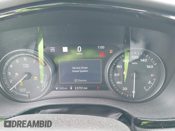 2023 Cadillac XT5 AWD Premium Luxury with VIN 1GYKNDRS9PZ199653, listed as a IAAI auction lot 42205799 with 23,751 mi miles and . Bid and sale history available at DreamBid. Image 7.
