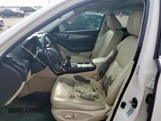 2014 Infiniti Q50 Premium with VIN JN1BV7AP6EM676258, listed as a Copart auction lot 63979615 with 191,948 mi miles and Salvage title. Bid and sale history available at DreamBid. Image 7.