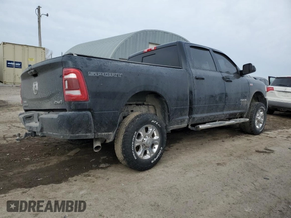 2019 Ram 2500 Big Horn with VIN 3C6UR5DJXKG720872, listed as a Copart auction lot 57288355 with Not provided miles and Salvage title. Bid and sale history available at DreamBid. Image 3.