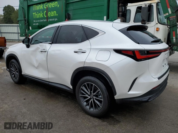 2025 Lexus NX with VIN JTJGGCEZ6S5010795, listed as a Copart auction lot 72822164 with 476 mi miles and Salvage Title. Bid and sale history available at carsss.com. Image 2.