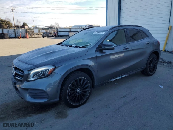 2018 Mercedes-Benz GLA with VIN WDCTG4GB5JJ491789, listed as a Copart auction lot 41989525 with 52,161 mi miles and Salvage Title. Bid and sale history available at carsss.com. Image 1.