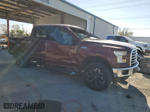 2016 Ford F-150 XL with VIN 1FTEW1CP3GKD41474, listed as a Copart auction lot 88093495 with 139,529 mi miles and Salvage Title. Bid and sale history available at carsss.com. Image 4.