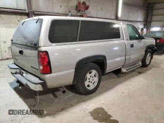 2005 Chevrolet Silverado 1500 Work Truck with VIN 1GCEC14Z45Z225343, listed as a Copart auction lot 41591285 with 260,466 mi miles and Salvage Title. Bid and sale history available at carsss.com. Image 3.