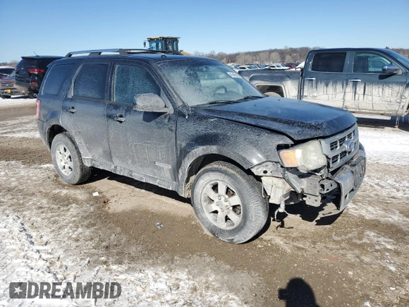 2008 Ford Escape Limited with VIN 1FMCU04178KC45913, listed as a Copart auction lot 45405695 with Not provided miles and Salvage title. Bid and sale history available at DreamBid. Image 4.