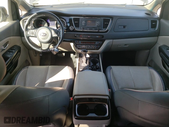 2016 Kia Sedona SX with VIN KNDMC5C11G6168909, listed as a Copart auction lot 42116425 with 69,117 mi miles and Salvage Title. Bid and sale history available at carsss.com. Image 8.