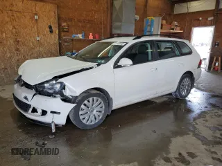 2014 Volkswagen Jetta SportWagen S with VIN 3VWPP7AJ5EM607393, listed as a Copart auction lot 53742145 with 106,782 mi miles and Salvage Title. Bid and sale history available at carsss.com. Image 1.