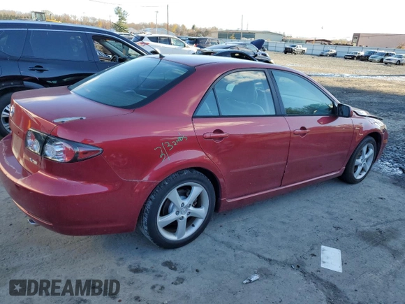 2007 Mazda 6 S Sport VE with VIN 1YVHP80D475M31108, listed as a Copart auction lot 79393634 with 141,784 mi miles and Salvage Title. Bid and sale history available at DreamBid. Image 3.