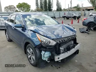 2017 Kia Niro LX with VIN KNDCB3LC2H5082018, listed as a Copart auction lot 53488755 with 122,830 mi miles and Salvage Title. Bid and sale history available at DreamBid. Image 14.