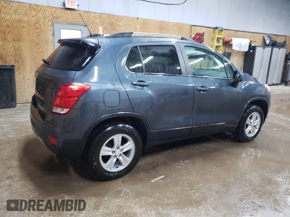 2022 Chevrolet Trax LT with VIN KL7CJPSM1NB541148, listed as a Copart auction lot 54317405 with 20,533 mi miles and Clean Title. Bid and sale history available at carsss.com. Image 3.