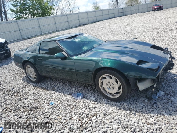 1994 Chevrolet Corvette with VIN 1G1YY22P9R5104819, listed as a Copart auction lot 55630535 with 75,430 mi miles and Salvage title. Bid and sale history available at DreamBid. Image 4.