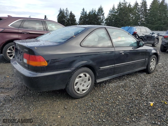1997 Honda Civic EX with VIN 1HGEJ8246VL130809, listed as a Copart auction lot 80376164 with 176,265 mi miles and Salvage Title. Bid and sale history available at carsss.com. Image 3.