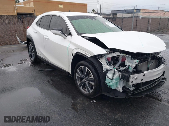 2022 Lexus UX 250h z VIN JTHX9JBH5N2056118, wystawiony jako IAAI lot #41538359 z przebiegiem 32 699 mil mil oraz . Historia ofert i sprzedaży dostępna na DreamBid. Obrazek 1.