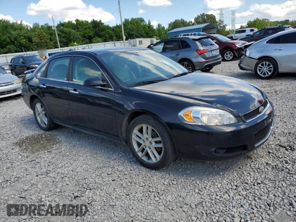2014 Chevrolet Impala LTZ with VIN 2G1WC5E33E1164638, listed as a Copart auction lot 58699635 with 189,636 mi miles and Salvage title. Bid and sale history available at DreamBid. Image 4.
