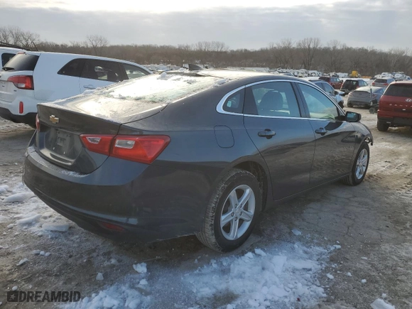 2020 Chevrolet Malibu LS with VIN 1G1ZC5STXLF113435, listed as a Copart auction lot 87815855 with 80,603 mi miles and Salvage Title. Bid and sale history available at carsss.com. Image 3.