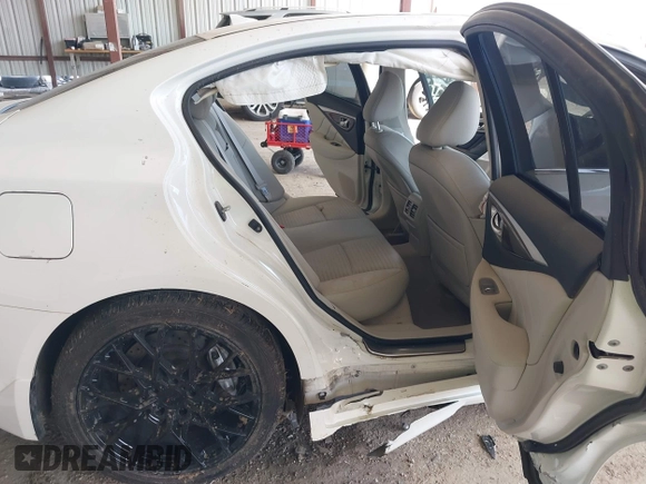 2017 Infiniti Q50 3.0t Premium with VIN JN1EV7AR8HM839303, listed as a IAAI auction lot 41783123 with 53,547 mi miles. Bid and sale history available at carsss.com. Image 8.