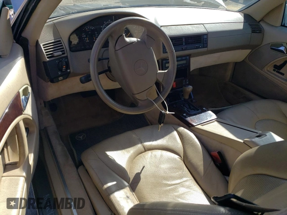 1998 Mercedes-Benz SL-Class with VIN WDBFA67F2WF157294, listed as a Copart auction lot 70878224 with 0 mi miles and Salvage Title. Bid and sale history available at carsss.com. Image 8.