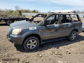 2007 Honda Pilot EX-L with VIN 5FNYF18797B019022, listed as a Copart auction lot 47069365 with 0 mi miles and Non Repairable. Bid and sale history available at carsss.com. Image 1.