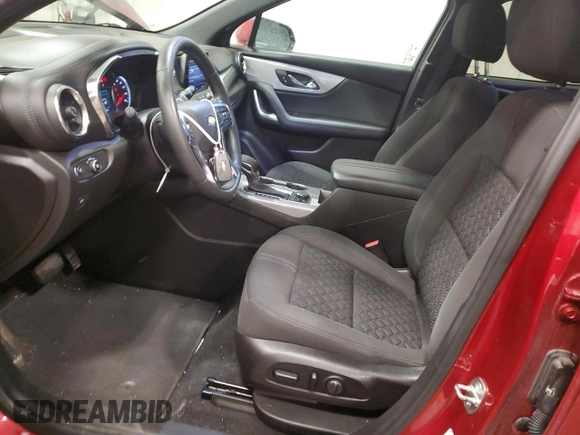 2021 Chevrolet Blazer LT with VIN 3GNKBHRS0MS560399, listed as a Copart auction lot 58146625 with 67,355 mi miles and Salvage title. Bid and sale history available at DreamBid. Image 7.
