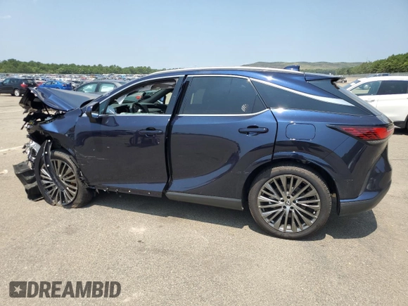 2023 Lexus RX with VIN 2T2BBMCA3PC008667, listed as a Copart auction lot 60314883 with 3,506 mi miles. Bid and sale history available at carsss.com. Image 2.