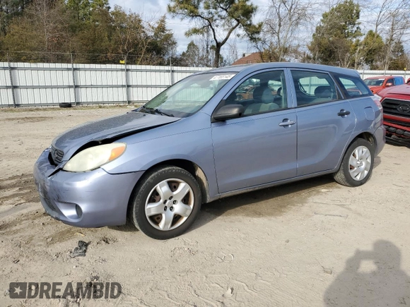 2006 Toyota Matrix STD with VIN 2T1KR32E46C622995, listed as a Copart auction lot 47168145 with 158,383 mi miles and Salvage Title. Bid and sale history available at carsss.com. Image 1.