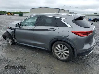 2019 Infiniti QX50 Essential with VIN 3PCAJ5M37KF107957, listed as a Copart auction lot 58545645 with 130,535 mi miles and Salvage title. Bid and sale history available at DreamBid. Image 2.